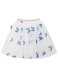 Sywiyi Fashion Girls Mesh Tutu Skirts Toddler Kids Y2K Butterflies Printed Tulle A-Line Skorts Blue 2-3 Years