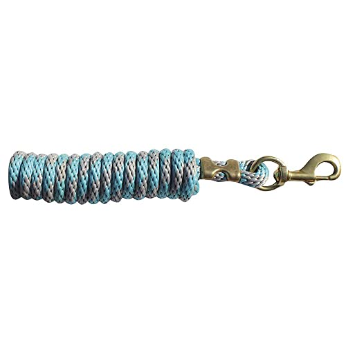 Longe de rechange en polycoton Charcoal Turquoise corde d'attache écurie