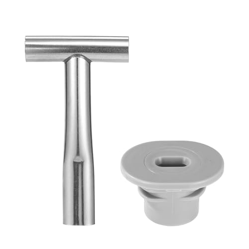 Cat Water Fountain Spout and Holder, Stainless Steel T-Shaped Kitty