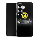 Slim Case extra dünn kompatibel mit Samsung Galaxy S26 Silikon Handyhülle schwarz Hülle BVB Stadion Borussia Dortmund