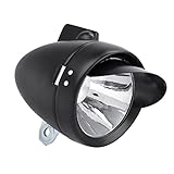 Gavigain Bicycle Front Headlight, LED Super Light Bicycle Retro Front Headlight, Bike Head Light with Visor