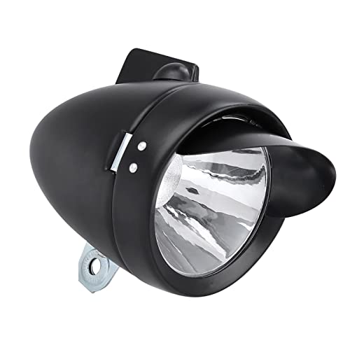 Gavigain Bicycle Front Headlight, LED Super Light Bicycle Retro Front Headlight, Bike Head Light with Visor