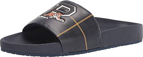 Polo Ralph Lauren メンズ ケイソン ロゴ スライドサンダル, タータンマルチ。, 11 D US
