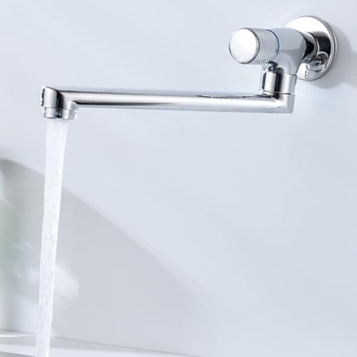 Extensor de cocina monomando con caño alto cromado para fregadero 7