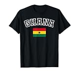 Ghana Flag Vintage Distressed Retro Heritage Design T-Shirt