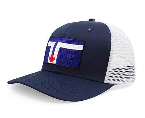 Image of International Tie City Hat for Men and Women, Adjustable Snapback Trucker Baseball Cap with Embroidered Patch