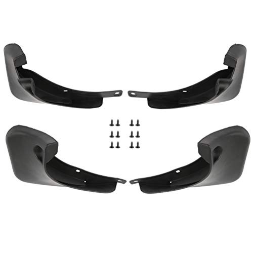 Image of ECCPP Mudguard Splash Guards Front & Rear 2006-2008 for Toyota for RAV4 2.4L 2009-2012 for Toyota for RAV4 2.5L Mud Flaps Set of 4 Flexible and Bendable Mud Flaps Splash