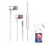In-Ear Headphones Pink Upgraded Version