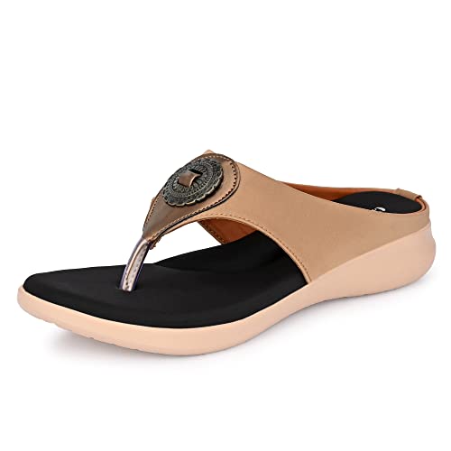 Image of Centrino Women Thong Sandals & Comfortable Ortho Care Sandal For Ladies | Fashion Wear Sandal & Chappal | Soft Cushioned for More comfort (2854)