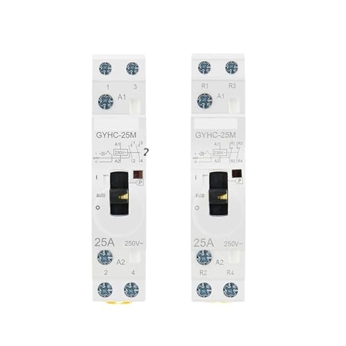 Contacteur modulaire rail Din 25A pour commander vos équipements électriques en toute sécurité