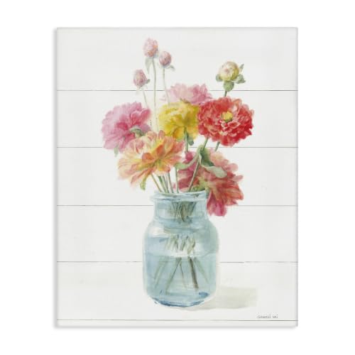 Stupell Industries Country Carnations Bouquet, 16 x 20 Inch Canvas Wall Art