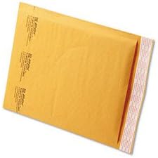 Kraft Self-Seal Bubble Mailers, Size 0, 6 x 10 - PACK OF 50 MAILERS