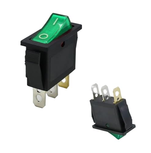 Interrupteur à bascule KCD3 3 broches bouton marche-arrêt 16A 250V alternatif