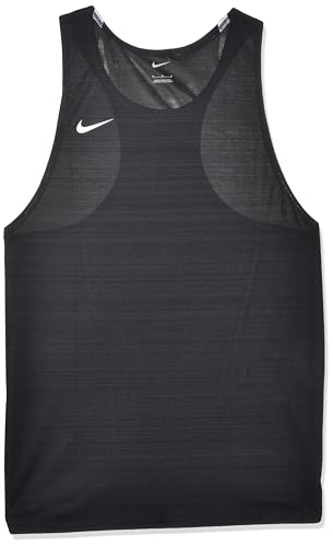 Nike Mens Track & Field Dry Miler Singlet - Black