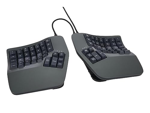 Image of Kinesis Advantage360 Split Ergonomic Keyboard - USB-C | Quiet Mechanical Switches | Fully Programmable | Contoured Shape | Adjustable Tenting | PBT Keycaps