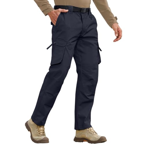 Cargo Pants for Men's Tactical Pockets Cargo Hiking Lightweight Work Pants Construction Water Resistant2