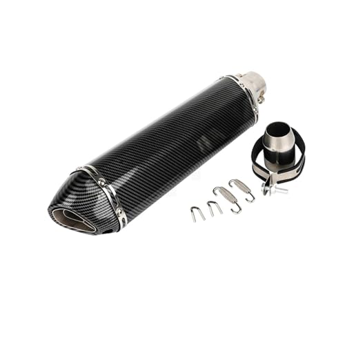 pot d’échappement moto Pot d'échappement moto Pour Nmax Pour TMAX 530 Universal fibre de carbone pour 250cc 350cc 600cc