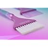 Colortrak The Aurora Collection Wide Color Brushes, Gem-Cut Handle, Tapered End, Stain-Free Metallic Finish, Matches Other The Aurora Collection Products, 2 Pack - 1xFirm Bristle, 1xFeather Bristle