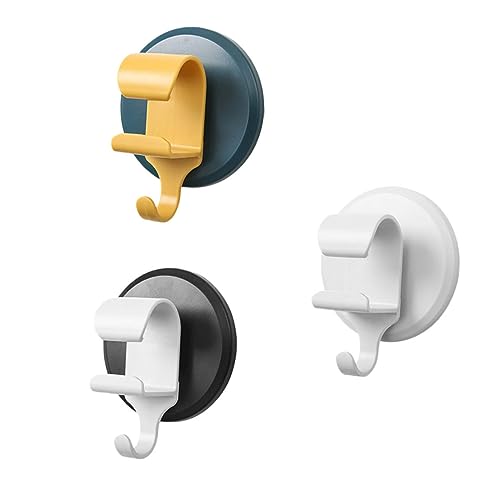 Ciieeo 3 Piezas Soporte De Lavabo De Baño Muro Estante Manos Soporte De Almacenamiento De Pared Pesado Gancho Colgante Encima Hogar Colgador Puerta Baño Abdominales De Plastico