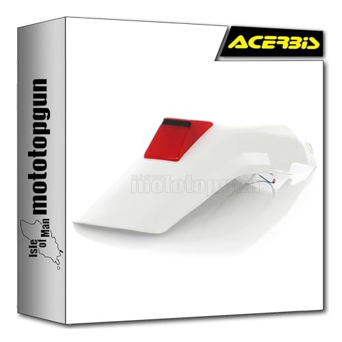 Garde-boue arrière blanc Acerbis pour restaurer la Honda XR 600 R en enduro