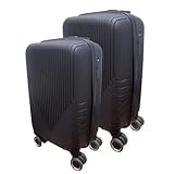 Kit Mala Bordo 10kg + Mala Media 23kg POLIPROPILENO Maldivas Sul (PRETO)