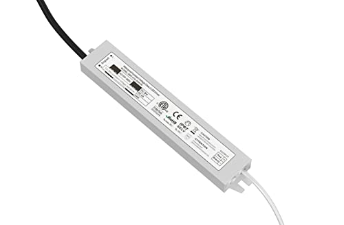 LN LUMANUMBERS 24-Watt LED Power Source, Low Voltage 24w Transformer to Power 3 or More Lumanumbers LED Lighted House Numbers