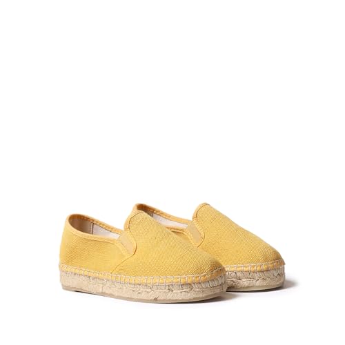 Basket Citronier TONI PONS Efes-v en toile jaune pour femme
