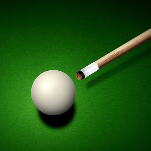 Winsport Billard Queue Schraubleder 12 mm (10 St.), Schraubbare Ersatzspitze, PVC Schraubgewinde M8 (8 mm), Queue Spitze, cue tip zum Auswechseln in Sekundenschnelle, Pool Pomeranzen, Schraubspitze