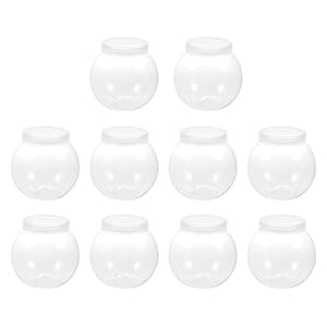 Luxshiny 10- Stks Plastic Jelly Cups Met Deksel Mini- Drank Cup Clear Dessert Cup Party Dessert Cup Container Voor Kaasgelei Mousse