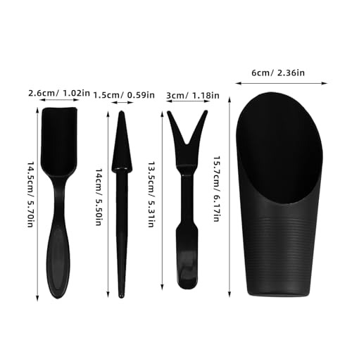 Kit de herramientas para jardinería UPKOCH 2 piezas miniatura 2