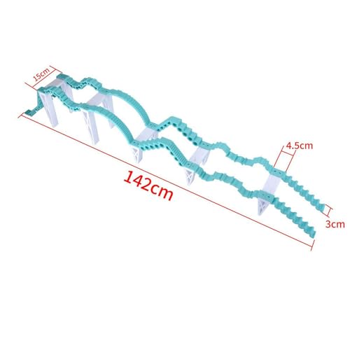 Puente de orugas RC Gralara resistente para escalada de obstáculos 3