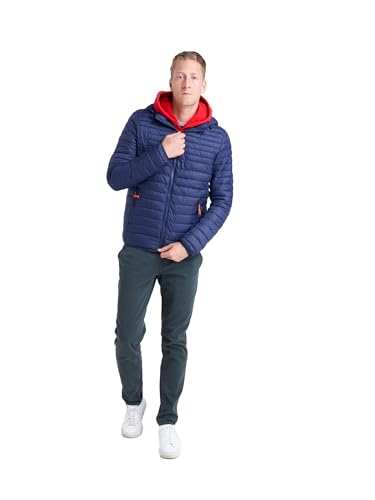 Veste basique Leone homme avec capuche veste zippée coton confortable - 2