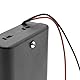 CABLEPELADO Batteriehalter mit ON/OFF-Schalter, AAA-Batteriehalterung, inklusive 200-mm-Kabel, Gesamtspannung: 4,5 V (1,5 V pro Batterie), geeignet für 3 LR3 AAA-Batterien (FR3, HR3, LR3)