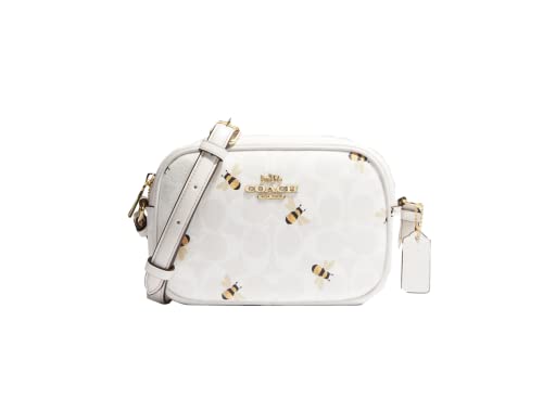 Coach Mini Jamie Kameratasche (Gold/Kreide/Glacier White Multi)