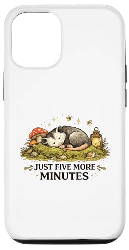 Just Five More Minutesm Possum Goblincore Opossum Nature �X�}�z�P�[�X iPhone 12/12 Pro �p