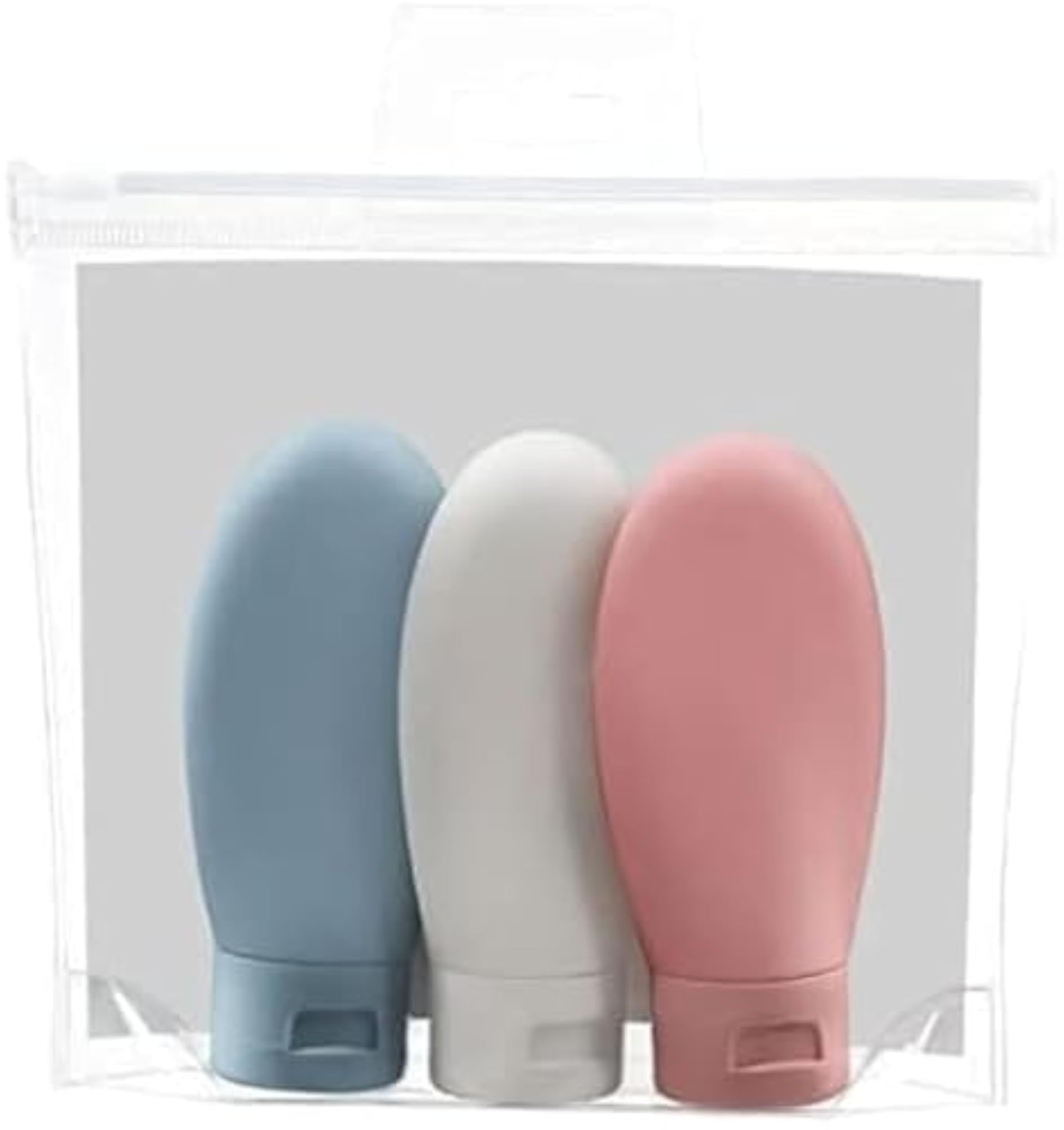 3 Pcs Leak Proof Refillable Squeezable Containers Set