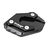 Práctico: almohadilla de soporte para motocicleta Aumenta la superficie de contacto entre el soporte y el suelo, mejora la fricción y hace que el estacionamiento sea más estable.