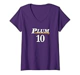 Womens Kelsey Plum: LA 10 - Los Angeles Basketball V-Neck T-Shirt