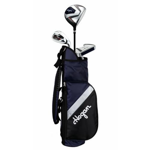 Hogan Golf FTS Junior Boys Golf Clubs Set with Bag (Navy, 3-5 Years, Right)