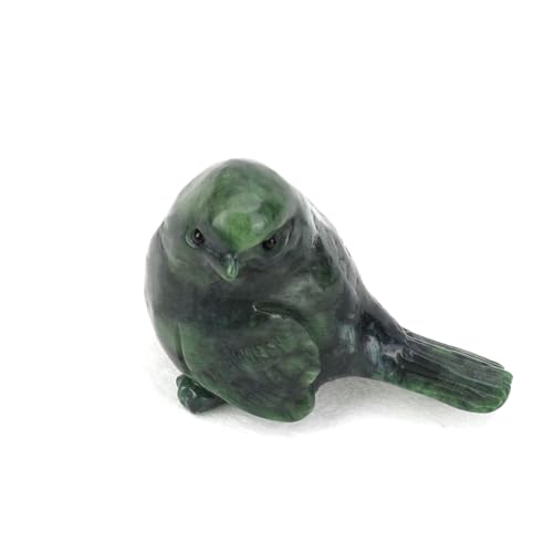 Estatua de Tortuga de Jade tallada a mano para decoración miniatura 3