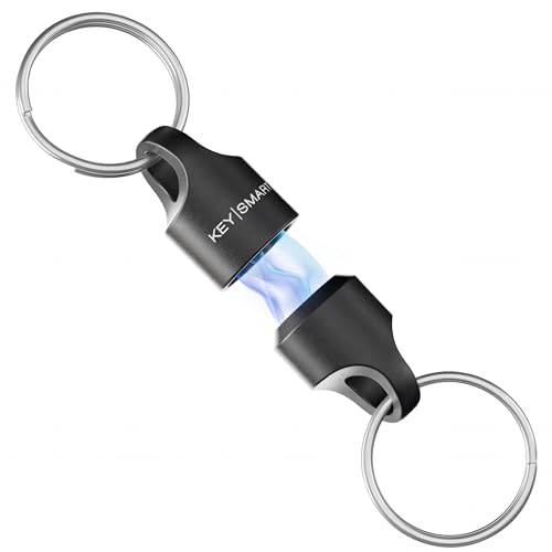 KeySmart MagConnect - Magnetic Quick Release Keychain Connector, Secure Pull-Apart