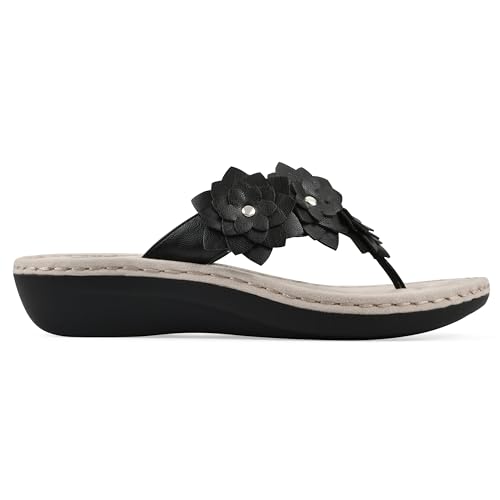 Image of CLIFFS BY WHITE MOUNTAIN Women's Content Floral Sandal