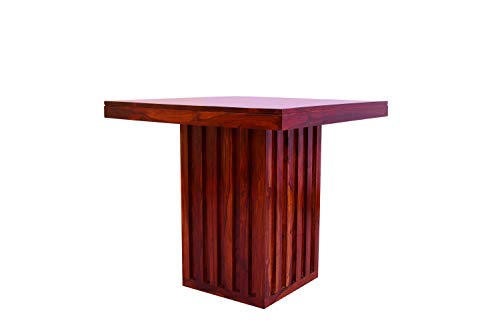 Image of Two Seater Dining Table with Two Cushioned Chairs (Sheesham Wood, Maching and Maple Finish)