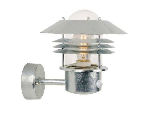 Preisvergleich Produktbild Nordlux Wandleuchte mit Bewegungsmelder Vejers 60W verzinkt e27 IP54 25101031