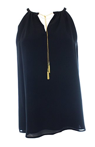 Calvin Klein Women's Sleeveless Top with Chain