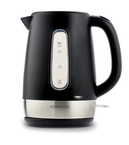 KENWOOD MPM02.000BK Breakfast Set with Electric Kettle and Bread Toaster, Black/Theft
