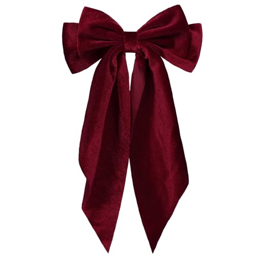 Velvet Bow Hair Clip