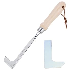 LAANCOO Fugenkratzer Unkrautentferner mit Holzgriff