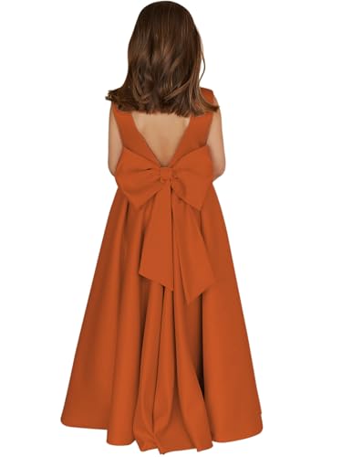 MCieloLuna Elegant Satin Backless Stin Holiday Girls Halloween Christmas Fall