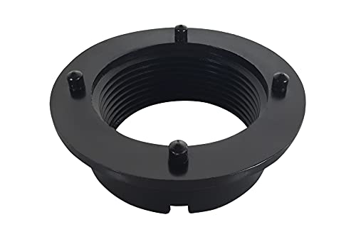 Image of Icon 14395 Spin Fitting, Flush, 1 1 /2 inch FPT, Black